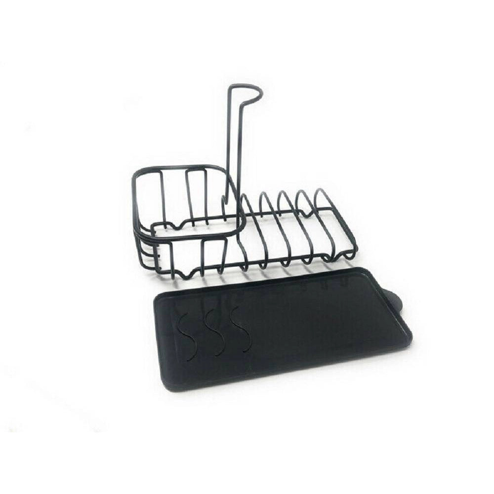 Trade Shop - Organizer Accessori Da Lavello Cucina Porta Spugnetta Spugne Con Sgocciolatoio -