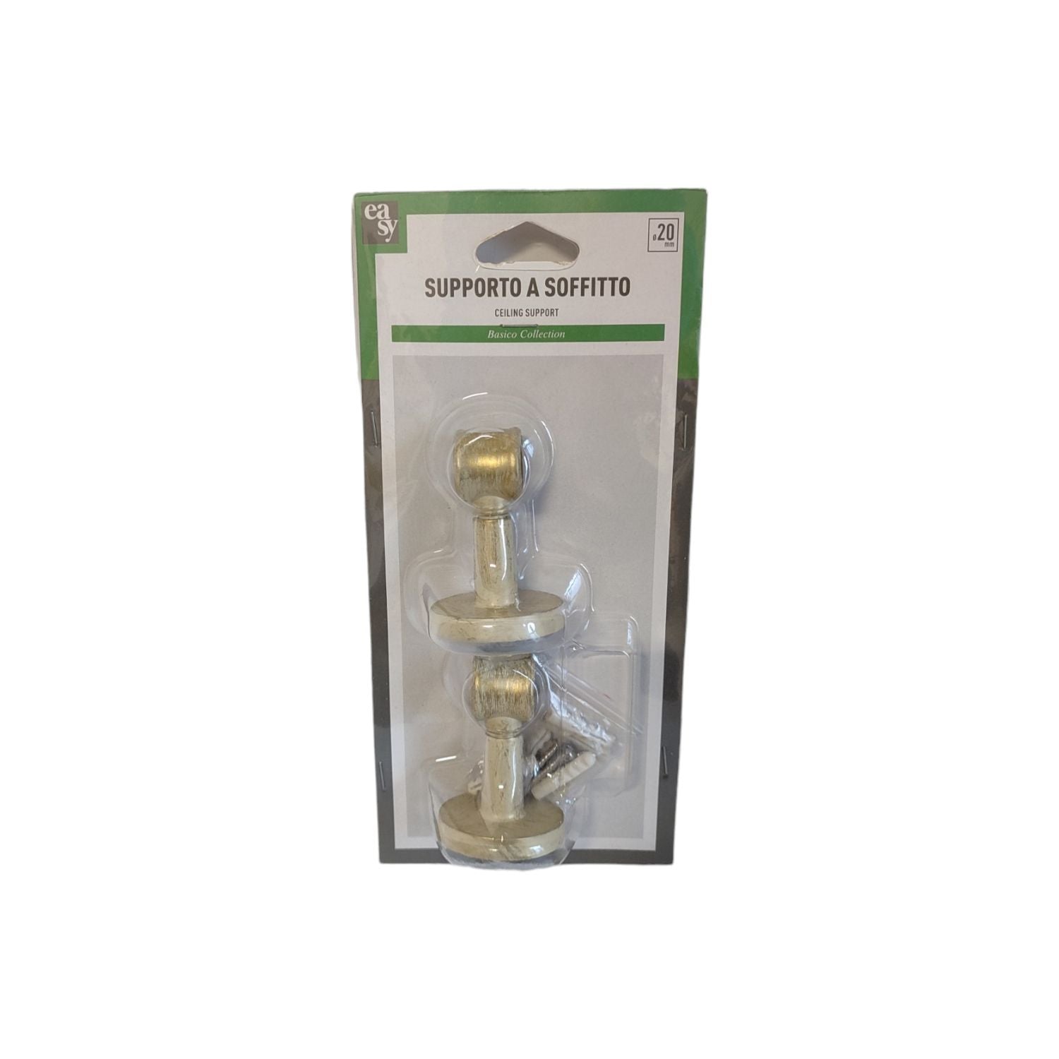 SUPPORTO A SOFFITTO DIAM. 20 MM AVORIO ORO