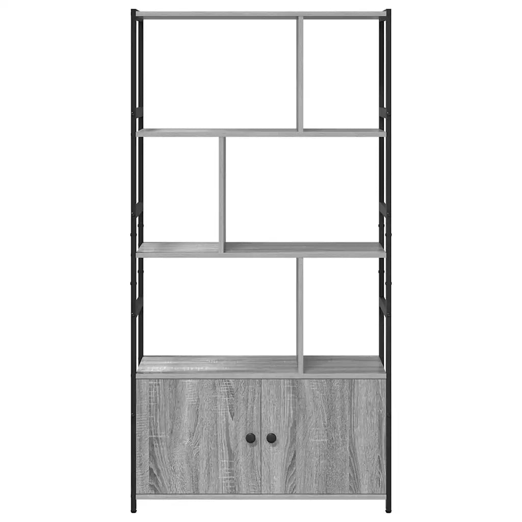 Libreria Grigio sonoma 80 x 30 x 155,5 cm Legno multistrato 868440
