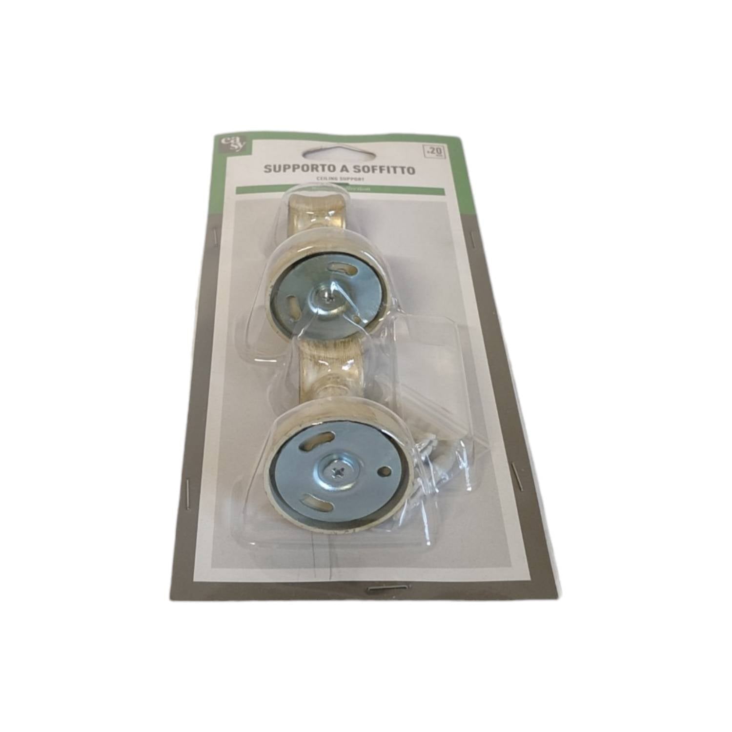 SUPPORTO A SOFFITTO DIAM. 20 MM AVORIO ORO