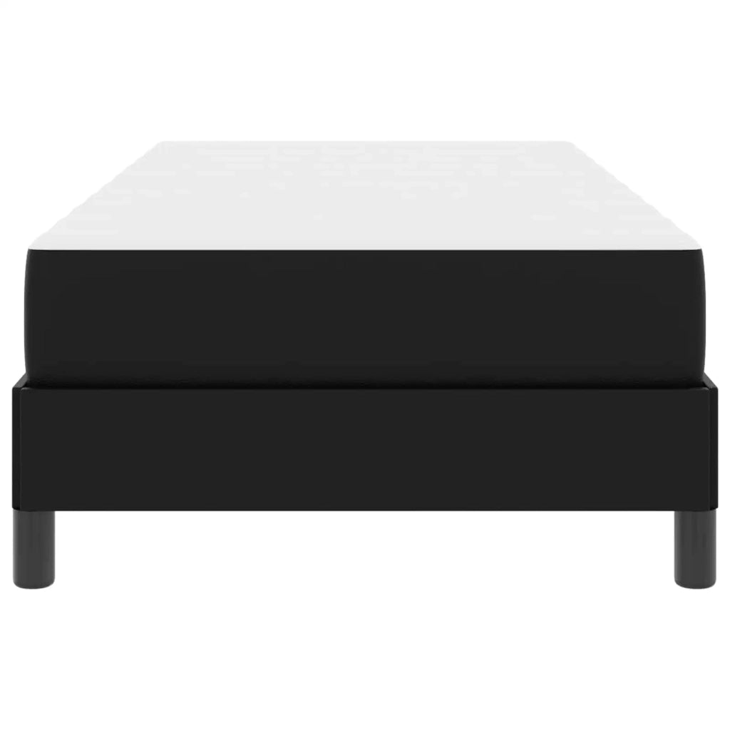 Struttura del letto con materasso Nero 90 x 200 cm Tessuto 3398608