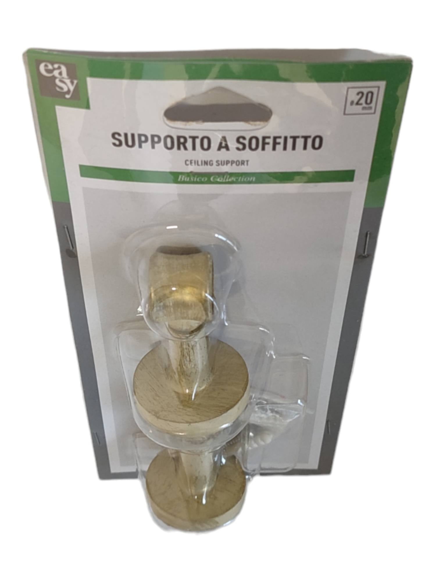SUPPORTO A SOFFITTO DIAM. 20 MM AVORIO ORO