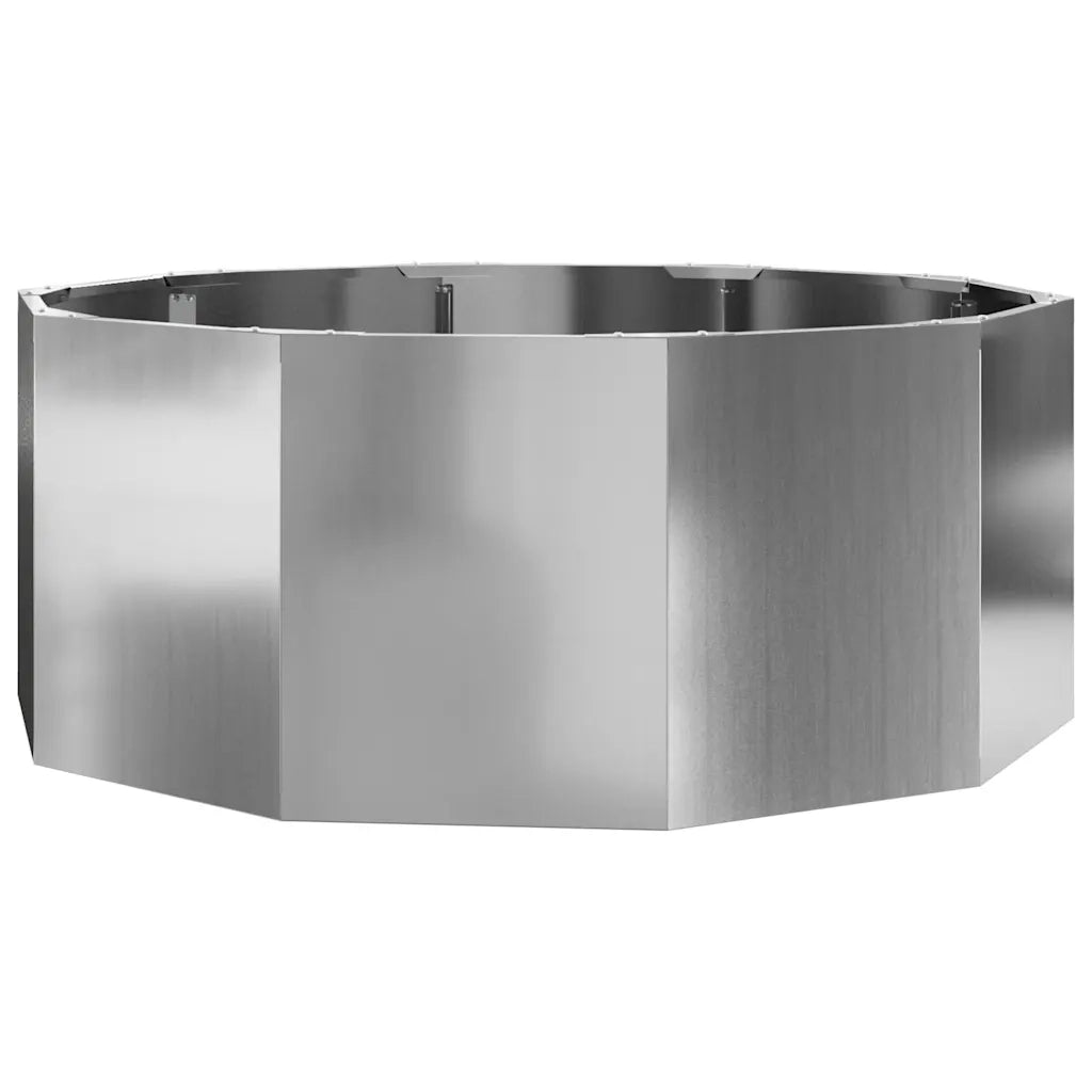 Fioriera Argento 90 x 90 x 35 cm Acciaio zincato 883736