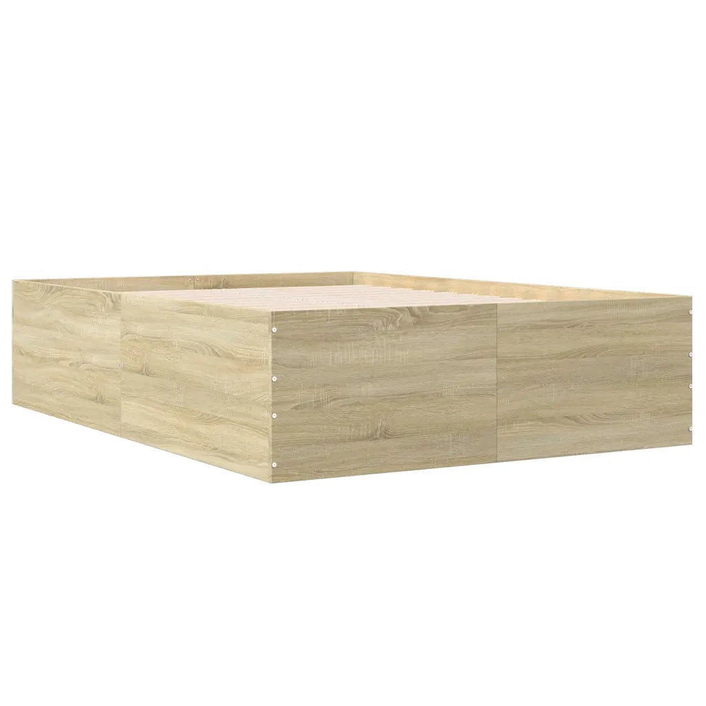 Giroletto-Struttura Letto Rovere Sonoma 120x190 cm in Legno Multistrato 549770