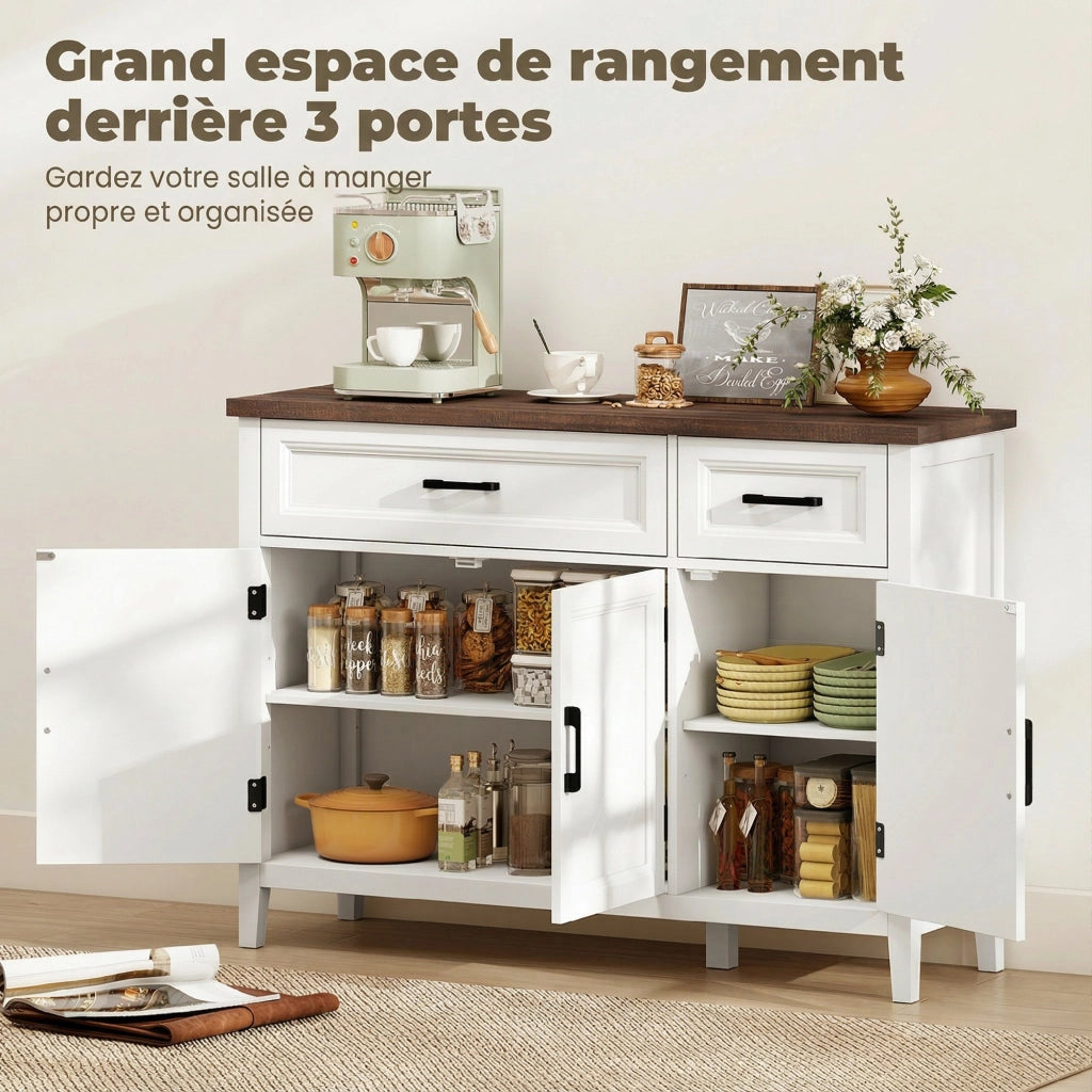 Armadio ¨C zephmum ¨C Bianco 110x35x80.5 cm