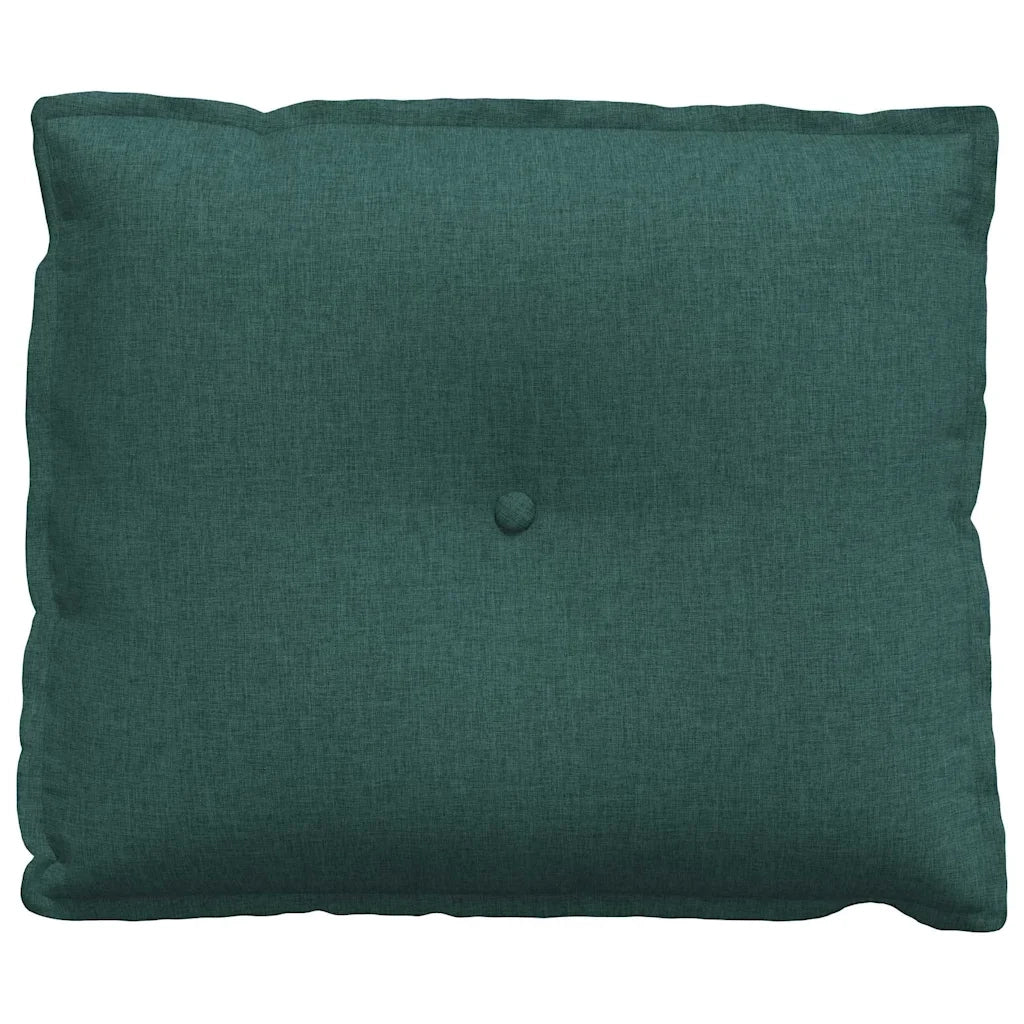 Cuscino per Schiena Verde Scuro 60 x 19 x 50 cm Tessuto