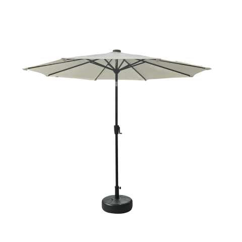 Ombrellone da Giardino Ø3xh2,4 m in Alluminio Benjamin Crema