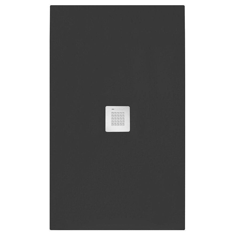Piatto doccia 90x220 in marmoresina effetto pietra antracite riducibile Ten