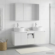 Set di Armadi da Bagno 4 pcs Bianco Legno ingegnerizzato 3406463