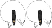 Clip per Downrigger - 2 Pezzi - Rilascio Rapido - Plastica/Metallo - Adatto per Pesca in Profondità - Resistente per Pesci Grossi - Clip per Pesca