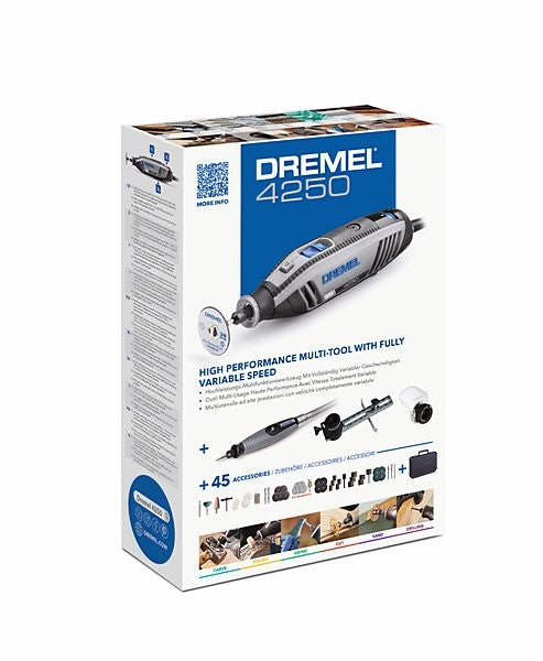 Dremel 4250-3/45 (F0134250JF) – Multitool a Rete 175 W + 45 Accessori