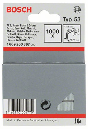 1609200367 - Graffetta a filo fine tipo 53 11,4 x 0,74 x 12 mm