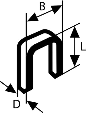 1609200374 - Graffetta sottile tipo 55 resinata 6 x 1,08 x 23 mm