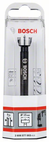 2608577003 - Punta Forstner da 15 mm 15 x 90 mm, d 8 mm, toothed-edge