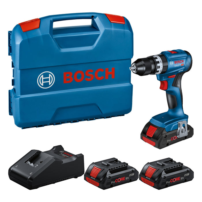 TRAPANO AVVITATORE A BATTERIA GSB 18V-45 CON 3 BATTERIE 4,0 AH - 0615A5002U