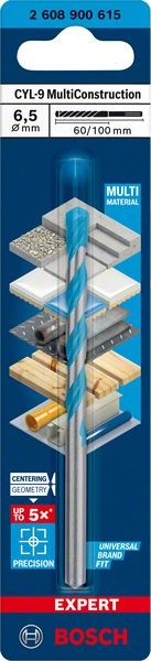 2608900615 - Punte Multimateriale CYL-9 6.5 x 60mm x 100mm