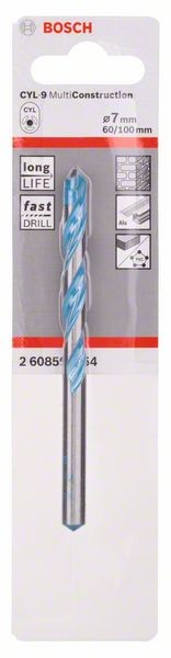 2608596054 - Punta Multimateriale CYL-9 7 x 60mm x 100mm