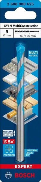 260890625 - Punta Multimateriale CYL-9 9 x 80mm x 120mm