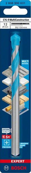 2608900631- Punta Multimateriale CYL-9 12 x 90mm x 150mm