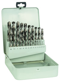 2607018727 - Set di punte per metallo in cassetta metallica da 25 pezzi HSS-G, DIN 338, 135 gradi 1-13 mm, 135 gradi