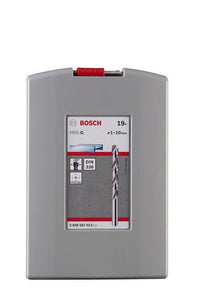 2608587013 - Set di punte per metallo in ProBox da 19 pz. HSS-G, DIN 338, 135 gradi 1-10 mm