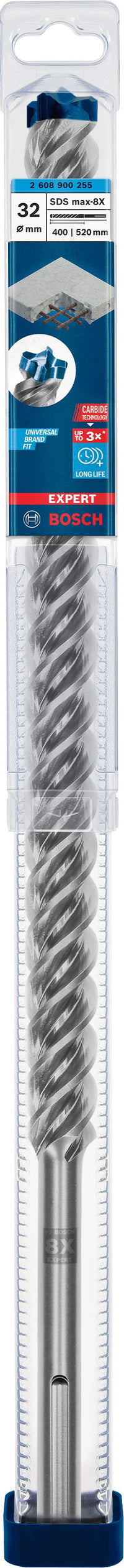 2608900255 - PUNTA BOSCH SDS MAX 8X D.32mm X 400mm X 520mm