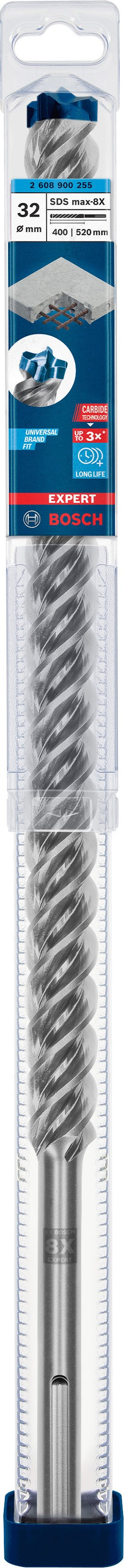 2608900255 - PUNTA BOSCH SDS MAX 8X D.32mm X 400mm X 520mm