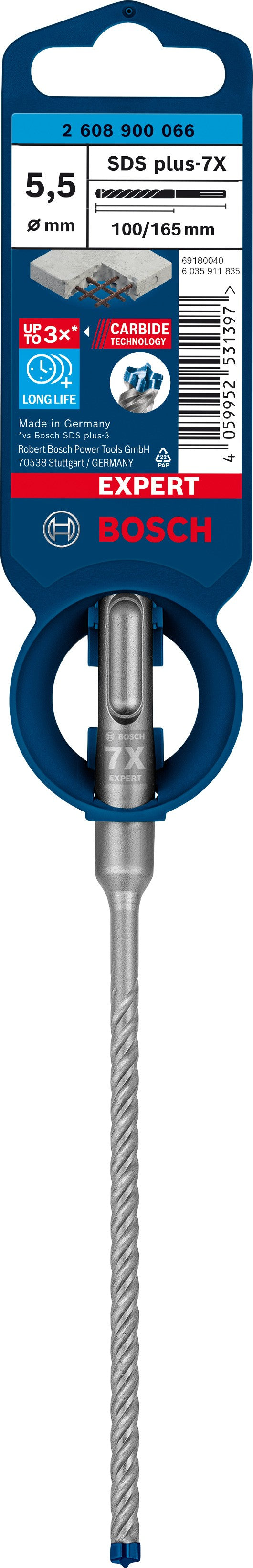 2608900066 - PUNTA BOSCH 4 TAGLIENTI D.5,5mm X 100mm X 165mm