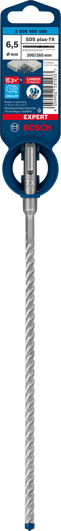 2608900080 - PUNTA BOSCH SDS PLUS 4 TAGLIENTI D.6,5mm X 200mm X 265mm