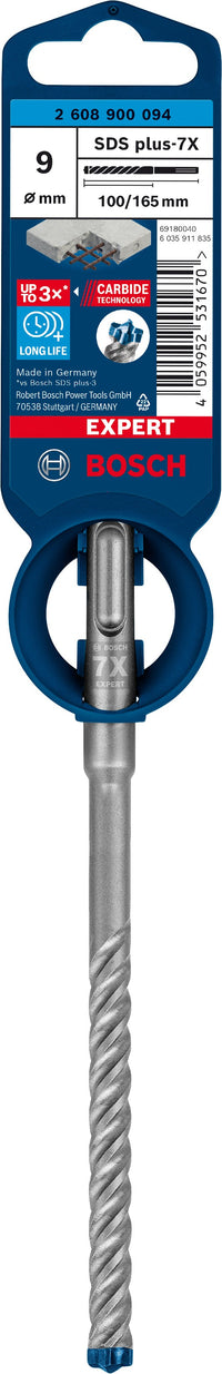 2608900094 - PUNTA BOSCH SDS PLUS 4 TAGLIENTI D.9mm X 100mm X 165mm