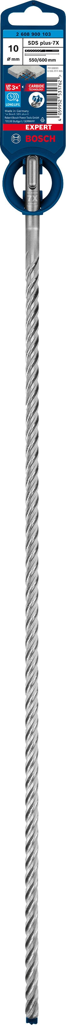 2608900103 - PUNTA BOSCH SDS PLUS 4 TAGLIENTI D.10mm X 550mm X 600mm