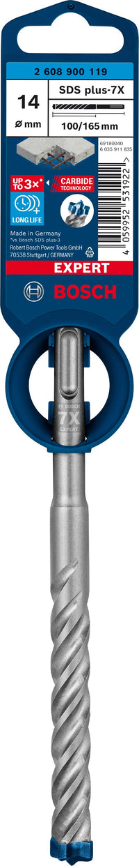 2608900119 - PUNTA BOSCH SDS PLUS 4 TAGLIENTI D.14mm X 100mm X 165mm