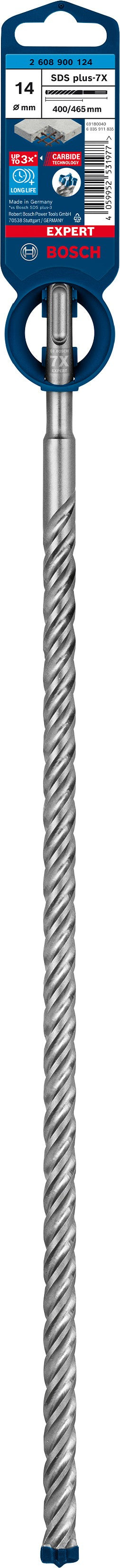 2608900124 - PUNTA BOSCH SDS PLUS 4 TAGLIENTI D.14mm X 400mm X 465mm