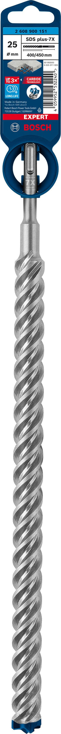 2608900151 - PUNTA BOSCH SDS PLUS 4 TAGLIENTI D.25mm X 400mm X 450mm