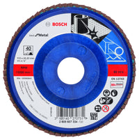 2608607334 - Disco lamellare X571, Best for Metal D : 115 mm- G : 40, diritto