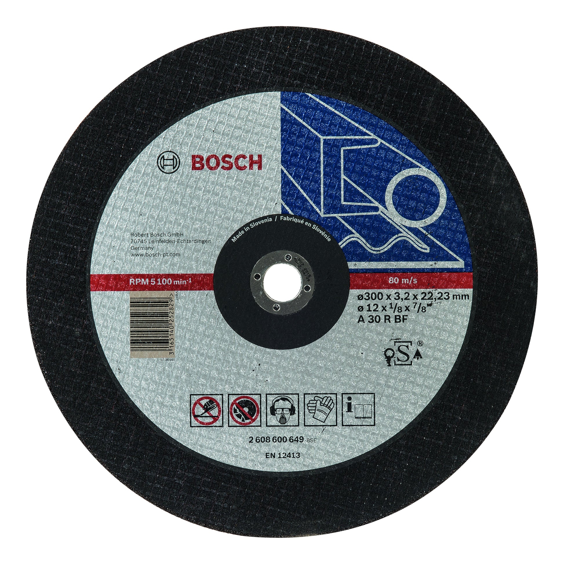 2608600649 - Mola da taglio diritta Expert for Metal A 30 R BF, 300 mm, 3,2 mm