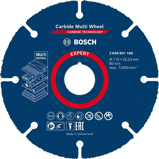 DISCO MULTIMATERIALE D.115mm PER SMERIGLIATRICI - 2608901188