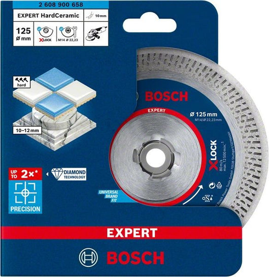 2608900658 - DISCO DIAMANTATO X CERAMICHE D.125mm PER SMERIGLIATRICI x L-LOCK