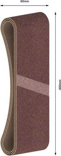 2608606001 - Set di nastri abrasivi da 3 pz. X440 60 x 400 mm, P60, BEST for LEGNO+VERNICE