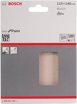 2608607453 - 10 FOGLI VELCRO BOSCH 115mm X 140mm P.180