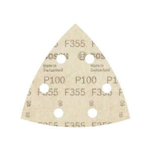 2608605193 - Set 5 Fogli abrasivi F355, 93 mm, P100. BEST for materiali plastici+compositi