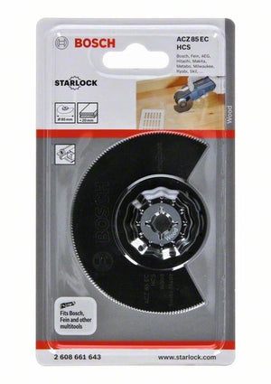 2608661643 - Lama segmentata per Multifunzione, HCS ACZ 85 EC Wood 85 mm