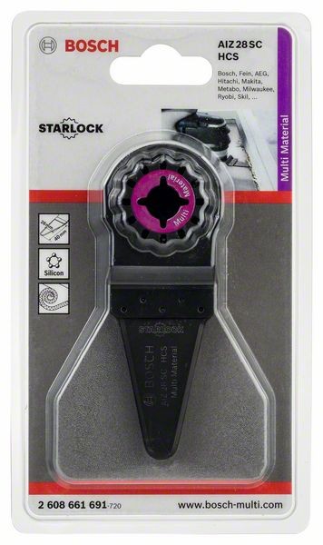 2608661691 - Utensile per Multifunzione, MULTIMATERIALE,  HCS AIZ 28 SC 28 x 40 mm