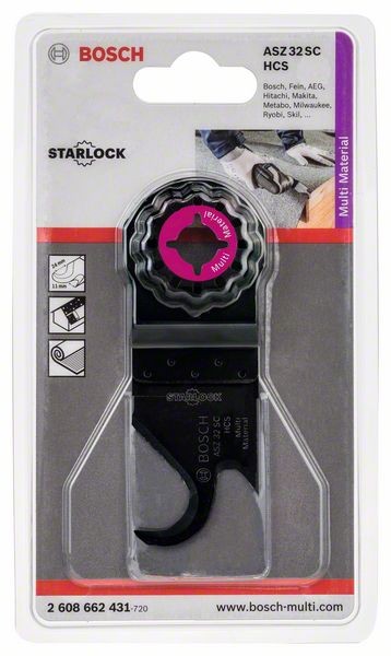2608662431 - Lama per multifunzione,  ASZ 32 SC 24 x 11 mm, MULTIMATERIALE,