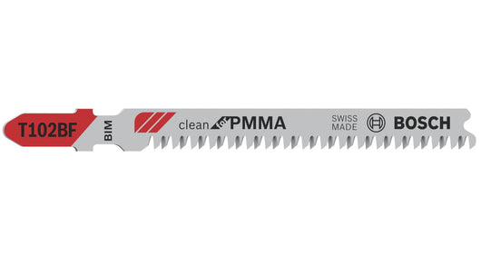 2608636780 - Set 3 lame per seghetto alternativo T 102 BF Clean for PMMA