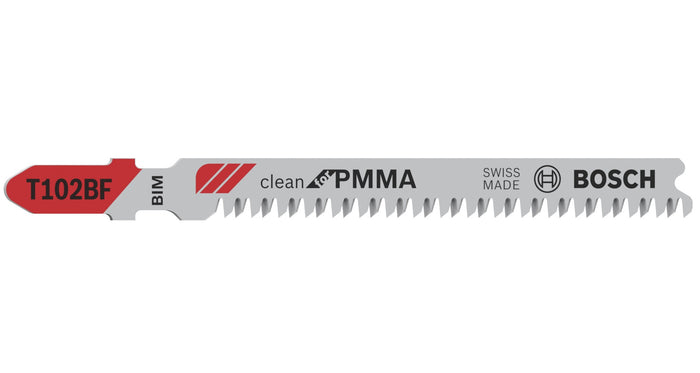 2608636780 - Set 3 lame per seghetto alternativo T 102 BF Clean for PMMA