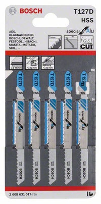 2608631017 - Set 5 lame per seghetto alternativo T 127 D Special for Alu
