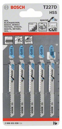 2608631030 - Set 5 lame per seghetto alternativo T 227 D Special for Alu