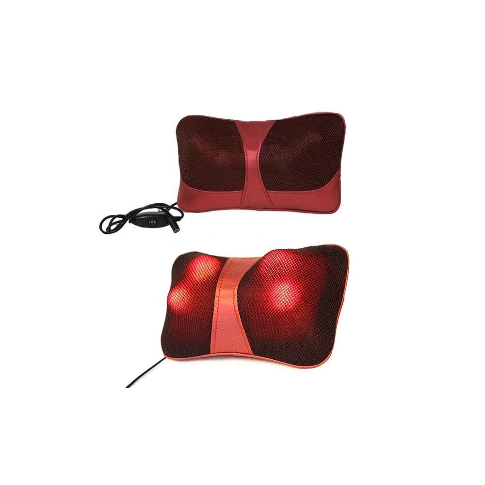 Trade Shop - Cuscino Massaggiante Massaggiatore Shiatsu Casa Auto Infrarossi Collo Relax Spa -