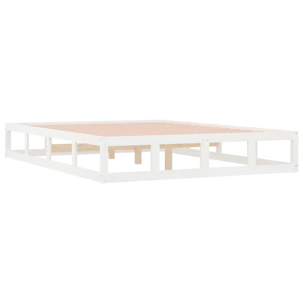 Giroletto Bianco 120x190 cm Small Double in Legno Massello 820832
